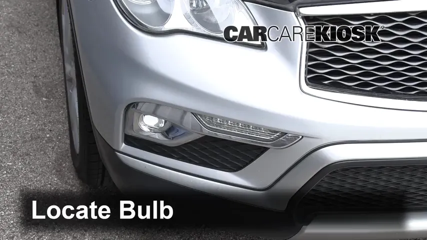 2017 Infiniti QX50 3.7L V6 Lights Fog Light (replace bulb)